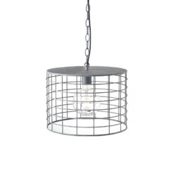 NETTO ΦΩΤΙΣΤΙΚΟ ΚΡΕΜΑΣΤΟ ΑΠΟΧΡΩΣΗ ΤΣΙΜΕΝΤΟΥ ΜΕΤΑΛΛΙΚΟ ΣΥΜΒΑΤΙΚΟ 1ΧΕ27 IP20 Φ350Χ1200mm