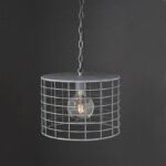 NETTO ΦΩΤΙΣΤΙΚΟ ΚΡΕΜΑΣΤΟ ΑΠΟΧΡΩΣΗ ΤΣΙΜΕΝΤΟΥ ΜΕΤΑΛΛΙΚΟ ΣΥΜΒΑΤΙΚΟ 1ΧΕ27 IP20 Φ350Χ1200mm - Image 2