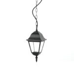 ΦΑΝΑΡΙ ΚΡΕΜΑΣΤΟ ΜΑΥΡΟ ΙΡ44 Ε27 60W RaL C0026