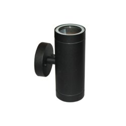 ΣΠΟΤ ΤΟΙΧΟΥ ΑΛΟΥΜΙΝΙΟ ΑΜΜΩΔΕΣ ΜΑΥΡΟ ΣΥΜΒΑΤΙΚΟ 2xGU10 IP54 108x64x160mm