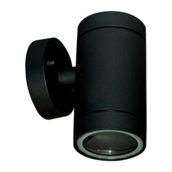 ΣΠΟΤ ΣΤΡΟΓΓΥΛΟ GU10 IP65 ΜΑΥΡΟ