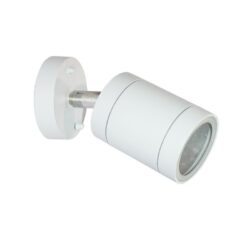ΣΠΟΤ ΤΟΙΧΟΥ ΑΛΟΥΜΙΝΙΟ ΑΜΜΩΔΕΣ ΛΕΥΚΟ ΣΥΜΒΑΤΙΚΟ 1xGU10 IP54 75x64x155mm