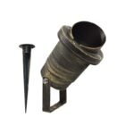 ΣΠΟΤ ΚΗΠΟΥ ΑΛΟΥΜΙΝΙΟ ΣΚΟΥΡΙΑ ΣΥΜΒΑΤΙΚΟ 1xGU10 IP65 Φ92x349mm