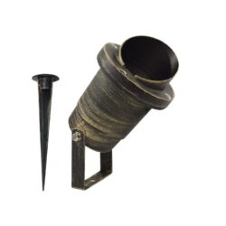 ΣΠΟΤ ΚΗΠΟΥ ΑΛΟΥΜΙΝΙΟ ΣΚΟΥΡΙΑ ΣΥΜΒΑΤΙΚΟ 1xGU10 IP65 Φ92x349mm