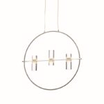 NETTO ΦΩΤΙΣΤΙΚΟ ΚΡΕΜΑΣΤΟ ΧΡΩΜΙΟ ΑΛΟΥΜΙΝΙΟ LED 12W 3000K 1080Lm IP20 530Χ1730mm