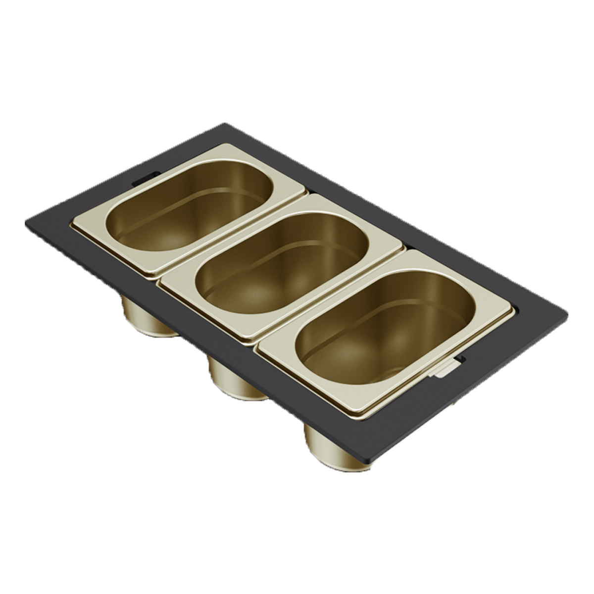 KF013100GD_3 Μπολ ανοξείδωτο για νεροχύτη SINTESI Frame Gold KF013100GD ELLECI