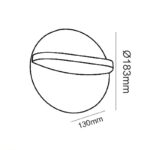 LED SMD WALL LUMINAIRE 16W 790LM 120° 230V AC 3.000K DARK GREY CRI80 IP65 30.000HRS - Image 3