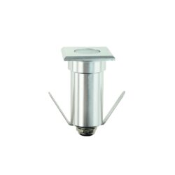 LED SQUARE INGROUND SPOT LUMINAIRE 1W 85LM 3000K 30° 230V AC IP65 RA80 30.000hrs