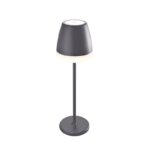 LED SMD TABLE BATTERY LUMINAIRE 2W 150LM 38° 3.000K DARK GREY CRI80 IP54 - Image 4