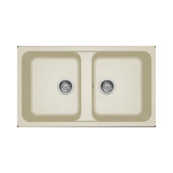 Νεροχύτης κουζίνας LIFE 450 Bianco Antico 62 ELLECI 86x50cm