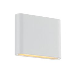 LED SMD WALL LUMINAIRE 7W 310LM 60° 230V AC 3.000K MATT WHITE CRI80 IP54 30.000HRS