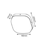 LED SMD WALL LUMINAIRE 10W 630LM 120° 230V AC 3.000K DARK GREY CRI80 IP65 30.000HRS - Image 3