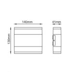 LED SMD WALL LUMINAIRE 9W 480LM 110° 230V AC 3.000K DARK GREY CRI80 IP54 30.000HRS - Image 3