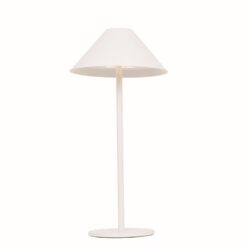 LED SMD TABLE BATTERY LUMINAIRE 3W 140LM  3.000K MATT WHITE 270°  CRI80 IP54