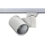 LED ΦΩΤΙΣΤΙΚΟ ΡΑΓΑΣ 230V AC 40W 4000K 3-PHASE 34° 4200LM Ra90 ΛΕΥΚΟ