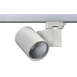 LED ΦΩΤΙΣΤΙΚΟ ΡΑΓΑΣ 230V AC 40W 4000K 3-PHASE 34° 4200LM Ra90 ΛΕΥΚΟ