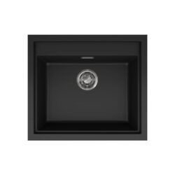 Νεροχύτης κουζίνας SINTESI 105 Black 86 ELLECI 57x50cm