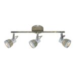 NETTO ΦΩΤΙΣΤΙΚΟ  ΟΡΟΦΗΣ ΑΠΟΧΡΩΣΗ ΣΚΟΥΡΙΑΣ ΜΕΤΑΛΛΙΚΟ ΣΥΜΒΑΤΙΚΟ 3ΧGU10 IP20 520Χ185mm