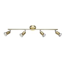 NETTO ΦΩΤΙΣΤΙΚΟ ΟΡΟΦΗΣ ΓΥΑΛΙΣΤΕΡΟ ΧΡΥΣΟ ΜΕΤΑΛΛΙΚΟ ΣΥΜΒΑΤΙΚΟ 4ΧG10 IP20 663Χ164mm