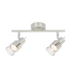 NETTO ΦΩΤΙΣΤΙΚΟ ΟΡΟΦΗΣ ΧΡΩΜΙΟ ΜΕΤΑΛΛΙΚΟ ΣΥΜΒΑΤΙΚΟ 2ΧGU10 IP20 418Χ134mm