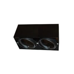 ΣΠΟΤ ΟΡΟΦΗΣ AR111 ΔΙΠΛΟ ΜΑΥΡΟ 150x300x120