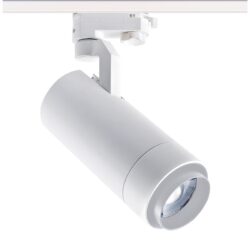 LED ΦΩΤΙΣΤΙΚΟ ΡΑΓΑΣ 230V AC 25W 3000K 3-PHASE 25-60° 2800LM MAX Ra80 5YRS ΑΜΜΩΔΕΣ ΛΕΥΚΟ