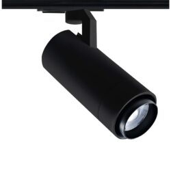 LED ΦΩΤΙΣΤΙΚΟ ΡΑΓΑΣ 230V AC 25W 4000K 1-PHASE 25-60° 3000LM MAX Ra80 5YRS ΑΜΜΩΔΕΣ ΜΑΥΡΟ