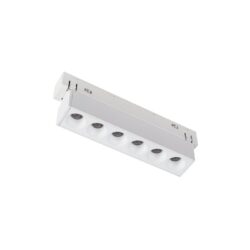 LED ΜΑΓΝΗΤΙΚΟ ΓΡΑΜΜΙΚΟ ΦΩΤΙΣΤΙΚΟ 48V DC 6W 3000K 500LM 36° OSRAM Ra90 L112mm ΛΕΥΚΟ