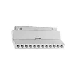 LED ΜΑΓΝΗΤΙΚΟ ΚΙΝΗΤΟ ΓΡΑΜΜΙΚΟ ΦΩΤΙΣΤΙΚΟ 48V DC 12W 3000K 1000LM 24° OSRAM Ra90 L220mm ΛΕΥΚΟ