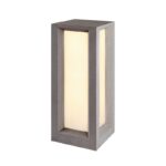 OPHELLIA - ΦΩΤΙΣΤΙΚΟ ΚΗΠΟΥ ΤΣΙΜΕΝΤΕΝΙΟ ΜΑΥΡΟ ΣΥΜΒΑΤΙΚΟ 3xΕ27 & LED 7W IP65 Φ200x560mm