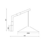 NETTO ΦΩΤΙΣΤΙΚΟ ΕΠΙΤΟΙΧΟ ΛΕΥΚΟ ΜΑΤ ΞΥΛΙΝΟ ΣΥΜΒΑΤΙΚΟ 1ΧGX53 LED 7W IP20 400Χ320mm - Image 3