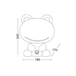 ΠΟΡΤΑΤΙΦ 1ΧΕ14 ΠΑΙΔΙΚΟ ΒΑΤΡΑΧΑΚΙ ΠΡΑΣΙΝΟ 20Χ17ΧΗ25CM FRIENDS - Image 4