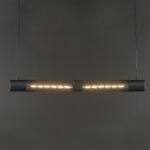 NETTO ΦΩΤΙΣΤΙΚΟ ΚΡΕΜΑΣΤΟ ΑmmΩΔΕΣ ΜΑΥΡΟ ΜΕΤΑΛΛΙΚΗ ΣΥΜΒΑΤΙΚΗ 2ΧΕ27 IP20 720Χ1200mm - Image 3