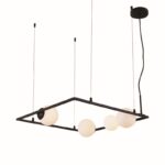 NETTO ΦΩΤΙΣΤΙΚΟ ΚΡΕΜΑΣΤΟ ΜΑΥΡΟ ΜΕΤΑΛΛΙΚΟ ΣΥΜΒΑΤΙΚΟ 4ΧG9 IP20 580Χ1200mm