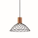 NETTO ΦΩΤΙΣΤΙΚΟ ΚΡΕΜΑΣΤΟ ΜΑΥΡΟ ΜΕΤΑΛΛΙΚΟ ΣΥΜΒΑΤΙΚΟ 1ΧGU10 IP20 Φ350Χ1200mm