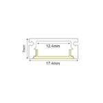 MINI ΠΡΟΦΙΛ ΑΛΟΥΜΙΝΙΟΥ ΜΕ ΟΠΑΛ ΚΑΛΛΥΜΑ - Image 2