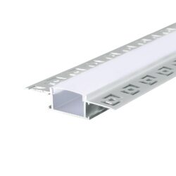 LOND ΠΡΟΦΙΛ ΑΛΟΥΜΙΝΙΟΥ ΤRIMLESS  ΜΕ ΟΠΑΛ ΚΑΛΛΥΜΑ