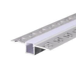 LING  ΠΡΟΦΙΛ ΑΛΟΥΜΙΝΙΟΥ TRIMLESS ΜΕ ΟΠΑΛ ΚΑΛΥΜΜΑ 2Μ/τμχ