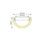 RAINA ΠΡΟΦΙΛ ΑΛΟΥΜΙΝΙΟΥ ΜΕ ΟΠΑΛ ΚΑΛΥΜΜΑ - Image 2