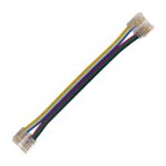 CONNECTOR FOR COB RGB CCT STRIP 12mm PCB WIDTH-10CM 6 WIRES IN THE MIDDLE