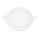 LED ΠΑΝΕΛ ΧΩΝΕΥΤΟ 230V AC 12W 3000K 1040LM Ra80 Φ170mm ΛΕΥΚΟ ΣΤΡΟΓΓΥΛΟ