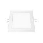 LED ΠΑΝΕΛ ΧΩΝΕΥΤΟ 230V AC 12W 4000K 1100LM Ra80 Φ170mm ΛΕΥΚΟ ΤΕΤΡΑΓΩΝΟ
