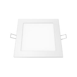 LED ΠΑΝΕΛ ΧΩΝΕΥΤΟ 230V AC 12W 4000K 1100LM Ra80 Φ170mm ΛΕΥΚΟ ΤΕΤΡΑΓΩΝΟ