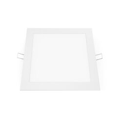 LED ΠΑΝΕΛ ΧΩΝΕΥΤΟ 230V AC 18W 3000K 1700LM  Ra80 Φ223mm ΛΕΥΚΟ ΤΕΤΡΑΓΩΝΟ