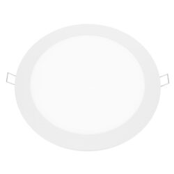 LED ΠΑΝΕΛ ΧΩΝΕΥΤΟ 230V AC 18W 4000K 1800LM Ra80 Φ220mm ΛΕΥΚΟ ΣΤΡΟΓΓΥΛΟ