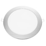 LED ΠΑΝΕΛ ΧΩΝΕΥΤΟ 230V AC 18W 6500K 1800LM Ra80 Φ220mm ΝΙΚΕΛ ΜΑΤ ΣΤΡΟΓΓΥΛΟ
