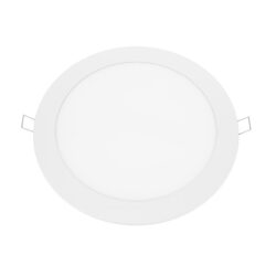 LED ΠΑΝΕΛ ΧΩΝΕΥΤΟ 230V AC 23W 3000K 2050LM Ra80 Φ298mm ΛΕΥΚΟ ΣΤΡΟΓΓΥΛΟ