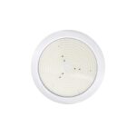 LED ΦΩΤΙΣΤΙΚΟ ΠΛΑΣΤΙΚΟ ΠΙΣΙΝΑΣ 12V DC 20W 6000K 2200LM 110° IP68 Φ210Χ20mm ΛΕΥΚΟ