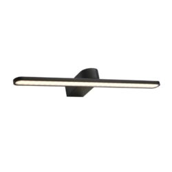 PHOEBE-ΦΩΤΙΣΤΙΚΟ ΕΠΙΤΟΙΧΟ ΜΑΥΡΟ ΜΑΤ ΜΕΤΑΛΛΙΚΟ  LED 16W 3000K 1040LM IP44 50Χ12Χ4CM