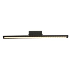 CHLOE-ΦΩΤΙΣΤΙΚΟ ΕΠΙΤΟΙΧΟ ΜΑΥΡΟ ΜΑΤ ΜΕΤΑΛΛΙΚΟ LED 16W 3000K 1040LM IP44 56X7X7CM